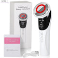 4 in 1 Cold Photon Beauty Instrument LED Light Therapy Hot Cold Compress Facial Massager anti Aging Skin Tightening Device Home